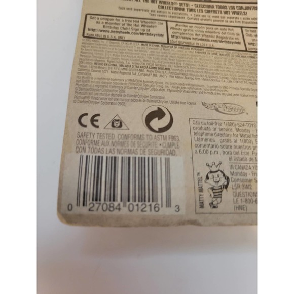 NIB 2002 Hot Wheels Metal Collection #110 Yellow 1970 Plymouth Roadrunner - Picture 5 of 8